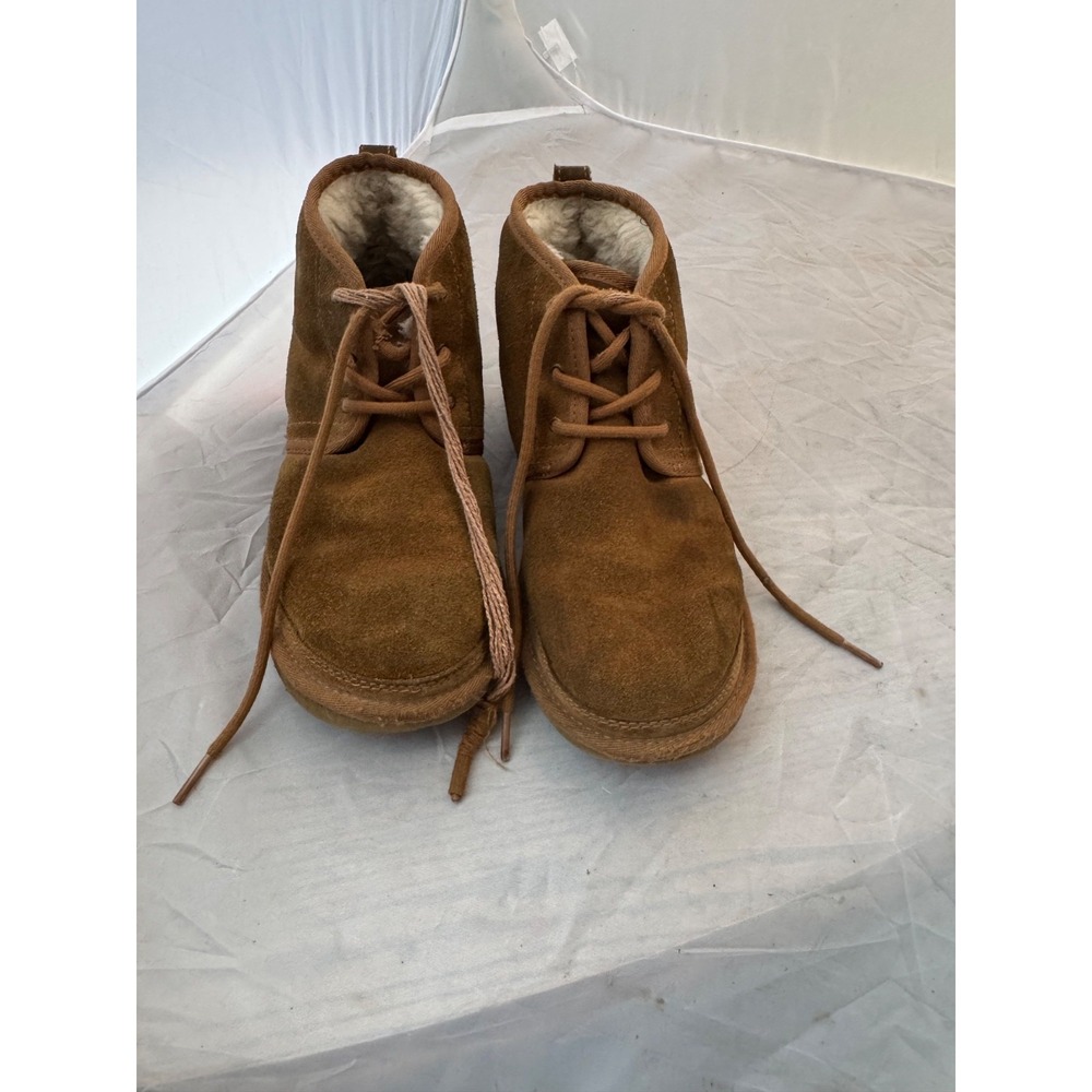 Australian UGG Men Brown Suede Lace Up Winter Boots Size 6 Workwear Casual
